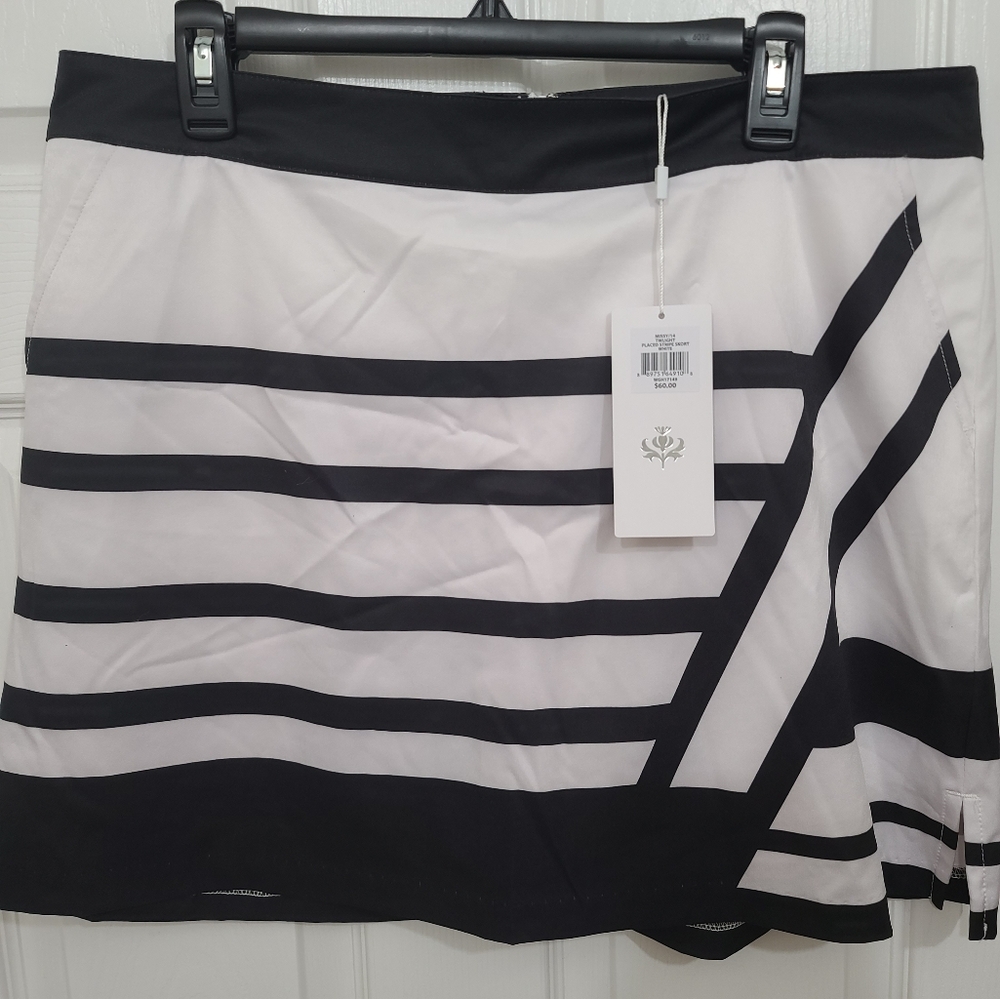 Lady Hagen Monochrome Striped Skirt